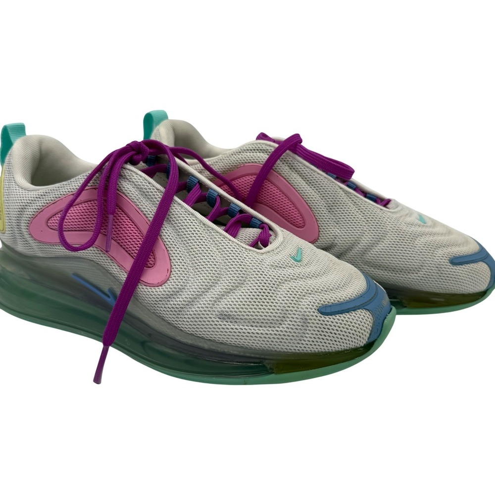 Nike Air Max 720 Womens 8 White Pink Purple Sneaker 90s Y2K streetwear retro